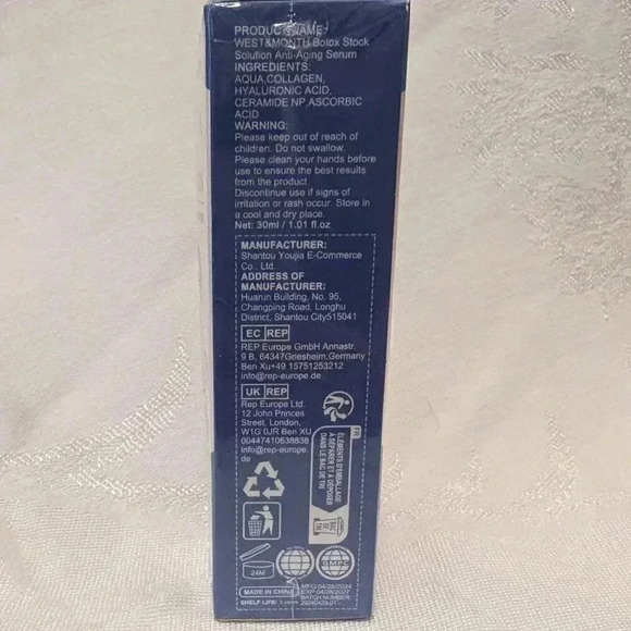 West & Month Botox Stock Solution Anti-aging System (original seal) 1.01 fl oz - Picture 2 of 4